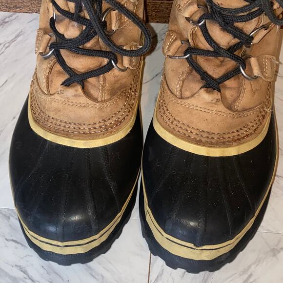 Sorel Caribou Leather Snow Boots Size 9 main image 7